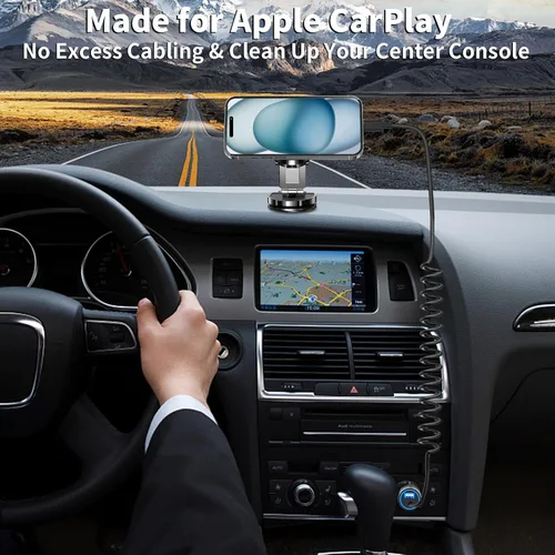 Miniatura 6 de [Certificado MFi de Apple] Cargador de automóvil para iPhone 17, encendedor de cigarrillos USB BARMASO 4.8A Cargador rápido USB-C Carplay