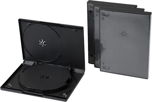 Miniatura 9 de Progo Funda premium para DVD de 6 discos de tamaño estándar de 0.551 in con funda transparente, solución de almacenamiento que ahorra espacio