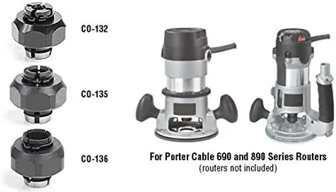Miniatura 4 de Amana Tool - Portercable de pinza de enrutador de 1/4" (CO-132), grado industrial