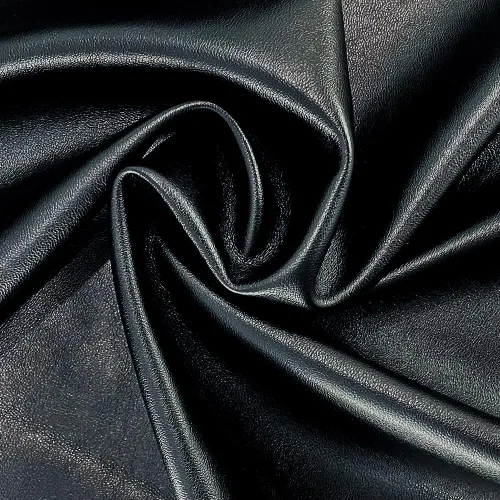 Miniatura 2 de Tela de piel sintética de 1 yarda, 54 x 36 pulgadas, material suave de color sólido, 0.035 in de grosor, perfecto para fundas de tapicería, bolsos