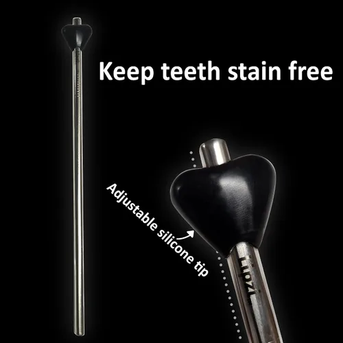 Miniatura 4 de Lipzi - Paja telescópica de acero inoxidable - Paja antiarrugas compatible con vasos Stanley de 40 onzas - Punta de silicona ajustable para mantener