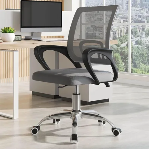 Miniatura 9 de Ergonomic Office Chair with Back Support, Extended Armrest Design Comfy Desk Chairs with Thickened Cushion and Stable Chassis, Comfortable Fit to
