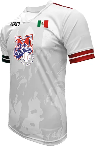 Miniatura 2 de Jersey México Sultanes de Monterrey 100% Poliéster BlancoGris_Hecho en México