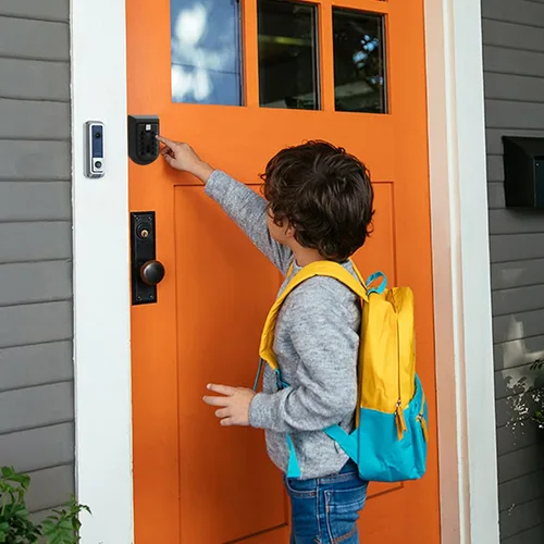 Miniatura 9 de KAYCROWN Caja de bloqueo de llave para exterior, combinación de montaje en pared, caja de seguridad para llaves de casa, caja de seguridad