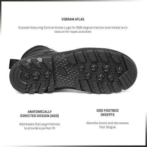 Miniatura 3 de GARMONT TACTICAL T8 Defense LE Law Enforcement EMS Boots for Men and Women, Full Grain Leather