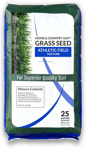 Miniatura 7 de Athletic Field - Semilla de césped de 50 libras – Semilla de césped premium para campos deportivos, parques, patios, césped de germinación rápida