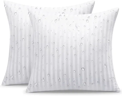 Miniatura 11 de OTOSTAR Inserto de almohadas impermeables, 16 x 16 pulgadas, cojín decorativo para exteriores, suave y esponjoso, para patio, jardín, banco, casa