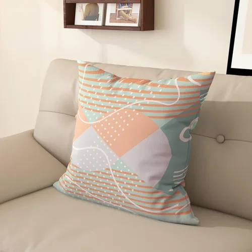 Miniatura 16 de Funda de almohada estampada, respaldo de dormitorio, almohada cuadrada con patrón de alce nórdico moderno, decoración para el hogar y la sala