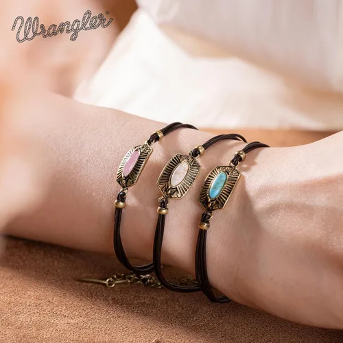 Miniatura 6 de Montana West Wangler - Pulsera de cadena de piedra natural occidental para mujer, joyería delicada