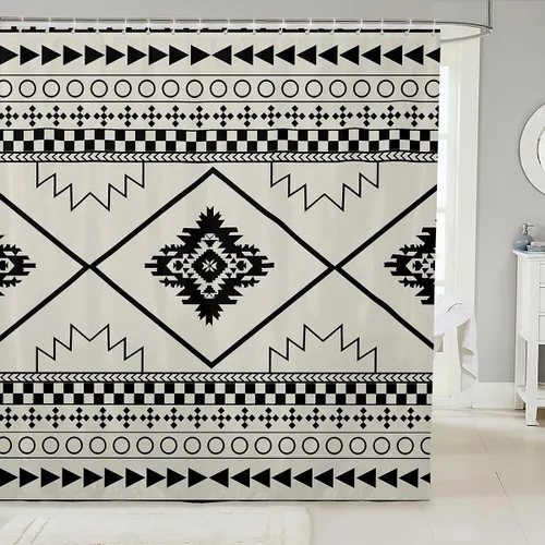 Miniatura 15 de Lindas cortinas de ducha para niños, cortinas rústicas de gallina, decoración de dormitorio de niñas y adultos, girasoles animales, plantas