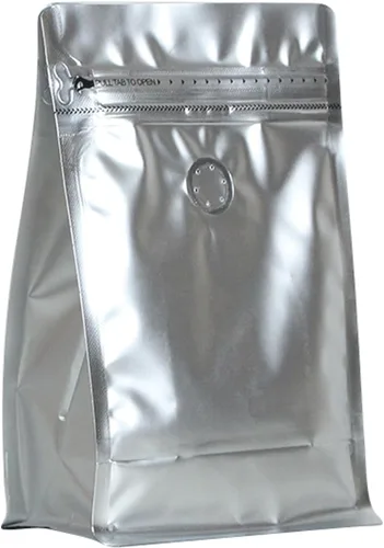Miniatura 10 de Paquete de 110 bolsas de café en grano de café de alta barrera con válvula ventilada, metal mate, bolsas de color sólido sellables con calor