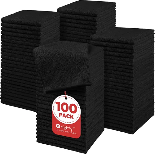 Miniatura 29 de Orighty Paquete de 5 toallas faciales de microfibra, altamente absorbentes y suaves al tacto, toallas de mano para baño, hotel, spa y gimnasio, 11.5