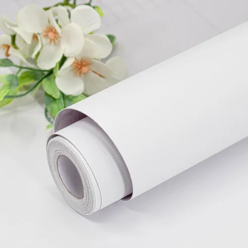 Miniatura 9 de Papel Tapiz Verde Mate Despegar y Pegar Papel de Contacto Verde 15.7 pulgadas x 118.1 pulgadas Papel Tapiz Color Sólido Texturizado Papel de Pared