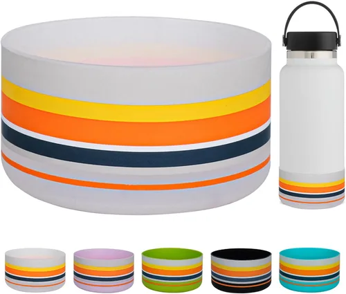 Miniatura 40 de HEYSKAY Funda protectora de silicona para botella de agua Hydro Flask y compatible con Stanley Tumbler, Yeti, Simple Modern, accesorios para Mezcla