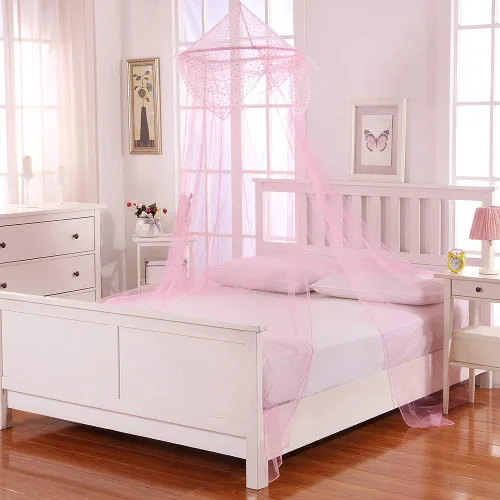 Miniatura 2 de Cotton Loft Raisinette - Toldo de cama plegable para niños, tamaño único, color rosa