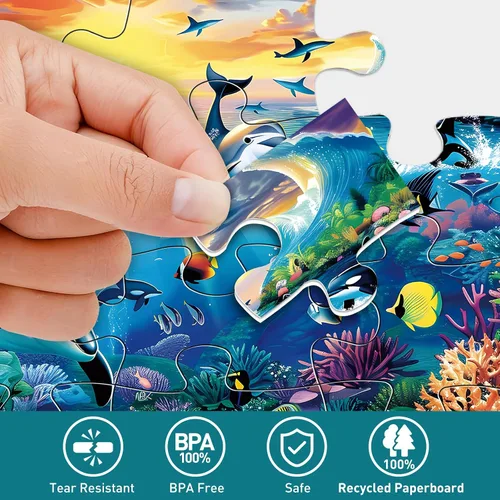 Miniatura 3 de Paquete de 6 Rompecabezas de 16 Piezas para Demencia para Ancianos, Rompecabezas de Piezas Grandes, Productos y Actividades para Alzheimer