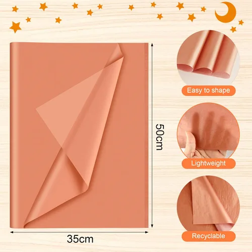 Miniatura 2 de PLULON 60 hojas de papel de seda metálico a granel, hojas de papel de seda para envolver regalos de cumpleaños, bodas, vacaciones, 14 x 20 pulgadas