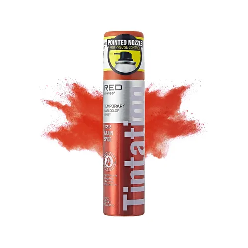 Miniatura 10 de Red by Kiss Tintation - Spray de color temporal para el cabello, 2.82 onzas, secado rápido y a prueba de manchas, tinte lavable de color vivo, spray