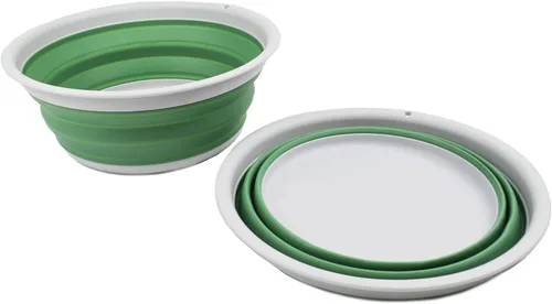 Miniatura 6 de SAMMART Tina plegable de 7.5 L (1.98 galones) - Tina plegable - Lavabo portátil - Tina de plástico que ahorra espacio