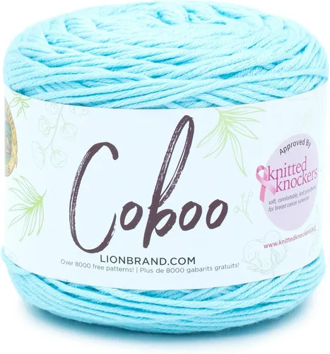 Miniatura 14 de Lion Brand Yarn Coboo, hilo suave para tejer, hacer ganchillo y manualidades, Vanilla Blossom, paquete de 3 Flor de vainilla