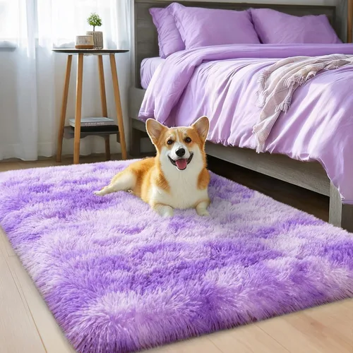 Miniatura 35 de qulint Alfombras de área de 5 x 7 pies para sala de estar, alfombra suave y esponjosa para dormitorio, alfombra de habitación de niños grandes, Gris