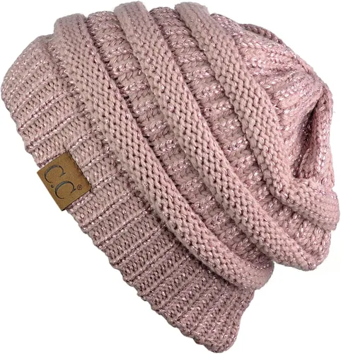 Miniatura 121 de C.C Trendy Warm Chunky Soft Stretch Cable Knit Beanie