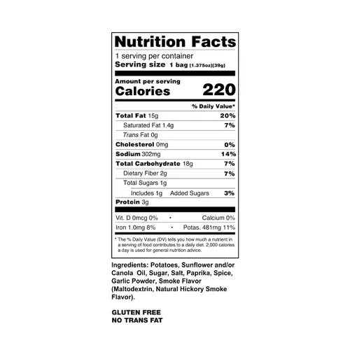 Miniatura 3 de Great Lakes Potato Chip Co. Barbacoa Hervidor de patatas fritas cocidas, caja individual tamaño aperitivo (paquete de 40, bolsas de 1.375 onzas)