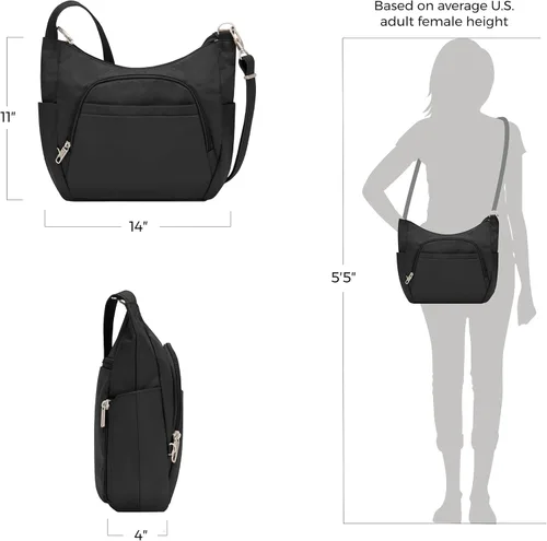 Miniatura 4 de Travelon Bolso bandolera clásico antirrobo