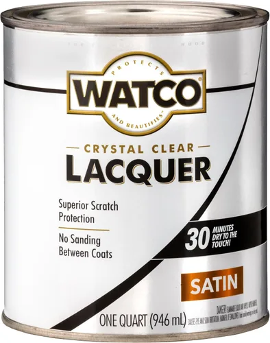 Miniatura 6 de Watco 333690 Acabado de madera transparente lacado, galón, transparente mate