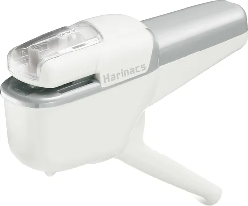 Miniatura 11 de Kokuyo, Grapadora sin grapas, Harinacs de mano sin grapas, hasta 10 hojas sin grapas, grapadora compacta portátil sin agujeros, blanca, importada