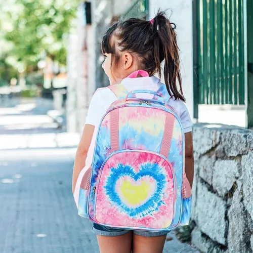 Miniatura 4 de BTOOP Mochila para niños y niñas, mochila con clip para el pecho, Blue-Love