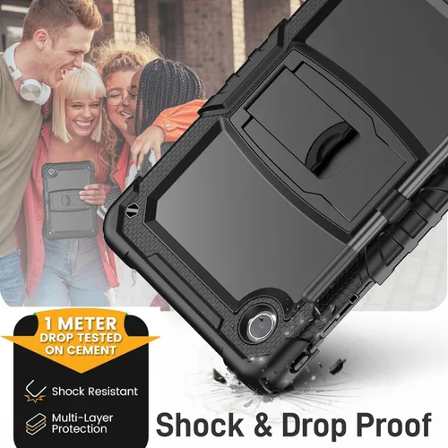 Miniatura 5 de HXCASEAC Funda para Lenovo Idea Tab 11, Tab M11/K11 (TB336FU/TB330FU), diseño a prueba de golpes, protector de pantalla, soporte integrado, soporte