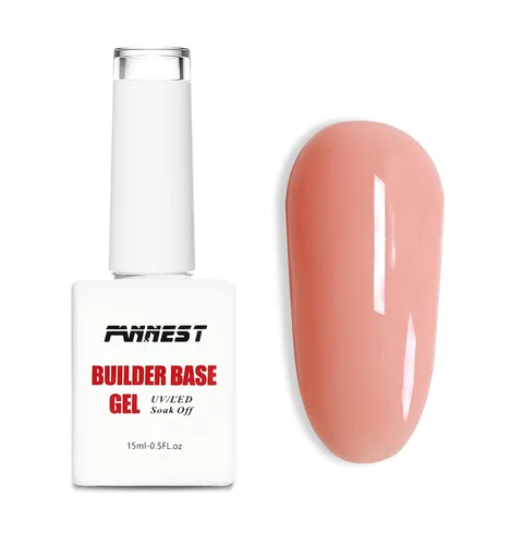 Miniatura 12 de Kit de Gel Constructor Gel Base de Goma Esmalte de Uñas, 15ml*2pcs (0.51 fl oz x 2 piezas) Para Engrosamiento de Uñas, Extensión de Fortalecimiento