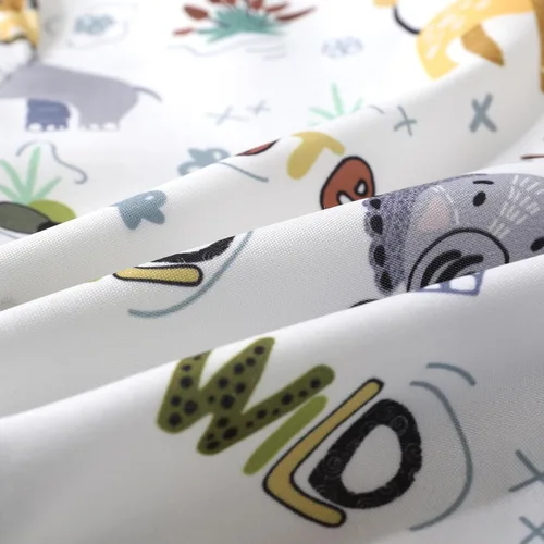 Miniatura 6 de JEELLIGULAR Conjunto de ropa de verano para bebé niño de manga corta con botones y pantalones cortos, trajes casuales para caballeros de 1 a 6 años