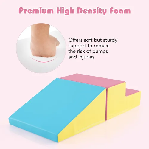 Miniatura 3 de Olakids Juguetes de escalada para niños pequeños, bloques de escalada de espuma para bebés de interior, juego suave con piel sintética, juego