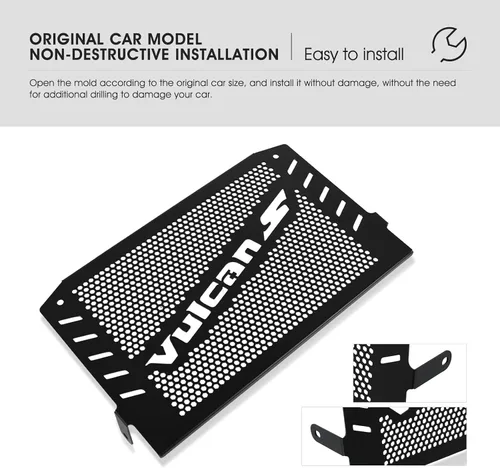 Miniatura 7 de Vulcan S 2024 - Protector de radiador para Vulcan S 2015-2024 Vulcan S SE 2017 compatible con Vulcan S Light Tourer/Cafe Light Tourer 2018 Vulcan S