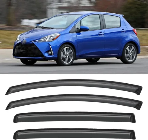 Miniatura 113 de YQAUTEC Viseras de Ventana Protectores de Lluvia para Honda Civic 2022 2023 2024 2025 2026, Deflectores de Viento de Ventilación de Ventana Fuera
