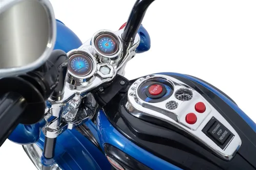 Miniatura 8 de Freddo Motocicleta de juguete, triciclo de motocicleta de 6 V con luces LED, bocinas hacia adelante/marcha atrás, 2 opciones de velocidad, juguetes