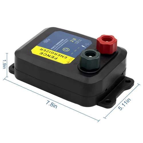 Miniatura 2 de Cargador de cerca eléctrica PE2 – 0.10 Joule, Cargador de cerca eléctrica enchufable de 2 millas/8 acres, para perros, ganado, ardillas, corrales