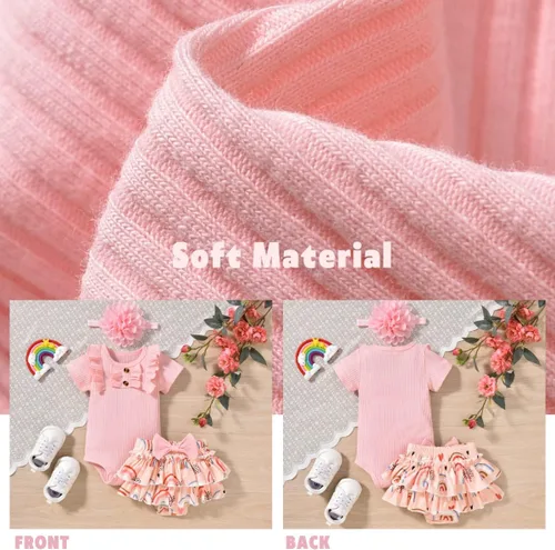 Miniatura 5 de Aalizzwell Traje de verano para bebés recién nacidos