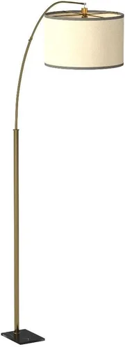 Miniatura 4 de Brightech Logan Lámpara de Pie de Arco, Lámpara de Pie Brillante para Salas de Estar, Oficinas y Dormitorios, Decoración Moderna de Sala de Estar