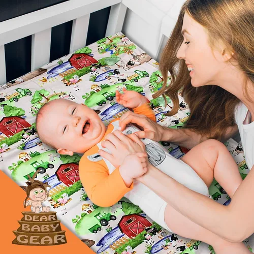 Miniatura 6 de Dear Baby Gear - Mantas reversibles para bebé - Manta suave para recién nacido - Blanco para niños pequeños - Manta para niños y niñas - Mantas