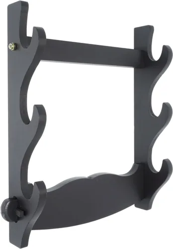 Soporte de pared para espada samurái japonesa, soporte de exhibición para Katana japonesa Wakizashi Tanto 3 capas