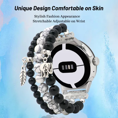 Miniatura 4 de C&L Accessories Compatible con Google Pixel Watch/Pixel Watch 2 Banda/Pixel Watch 3 Banda de 41mm de Pulsera de Gemas Entrelazadas