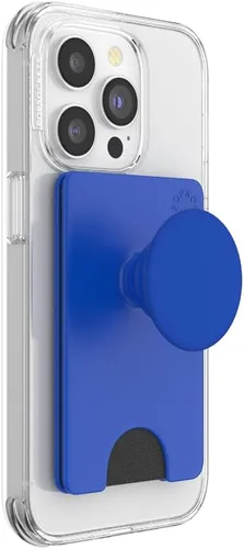 Miniatura 12 de PopSockets Cartera de teléfono con agarre expandible y anillo adaptador para MagSafe, soporte para tarjetas de teléfono, compatible con carga Magenta