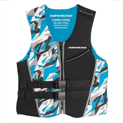 Miniatura 14 de Airhead CAMO Cool Kwik-Dry Neolite Flex Life Jacket for Adults - USCG Approved Life Vest for Women & Men, Lightweight Flexible Watersports Vest for
