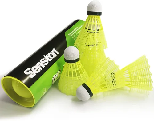Senston Volantes de bádminton de nailon para bádminton Birdies Durabilidad Estabilidad Volante para actividades deportivas interiores y exteriores