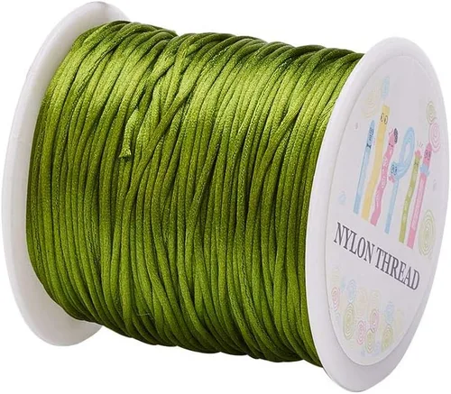 Miniatura 39 de Elecrelive - Cuerda de nailon de 200 yardas para pulseras, 200 yardas, cuerda de nailon para pulseras, 20 colores para collar, pulsera, joyería