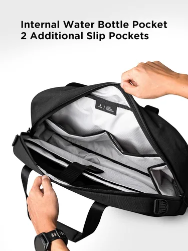 Miniatura 7 de ALPAKA Bravo Brief - Portafolio para laptop de 16 pulgadas, bolsa de hombro de negocios con protección contra la intemperie, bolsa de mensajero