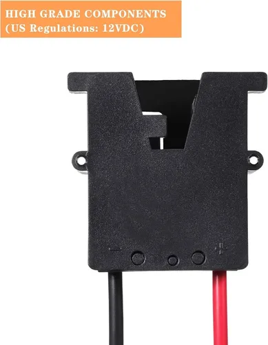 Miniatura 3 de Weewooday 2 conectores de arnés de cables de repuesto compatibles con ruedas de batería SLA de 12 voltios, adaptador de conector de batería